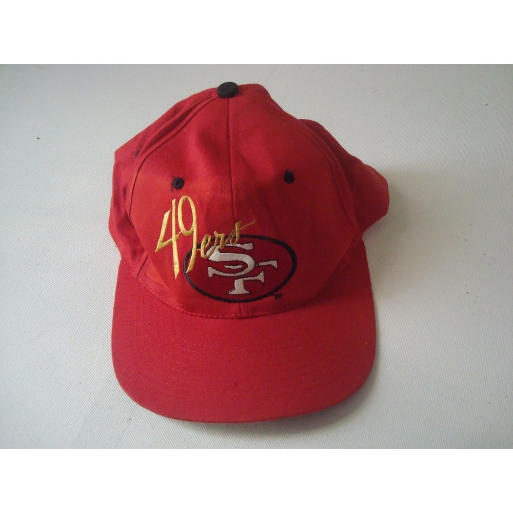 SAN FRANCICO 49ERS AJD SNAPBACK 90S HAT CAP DEADSTOCK VINTAGE T9
